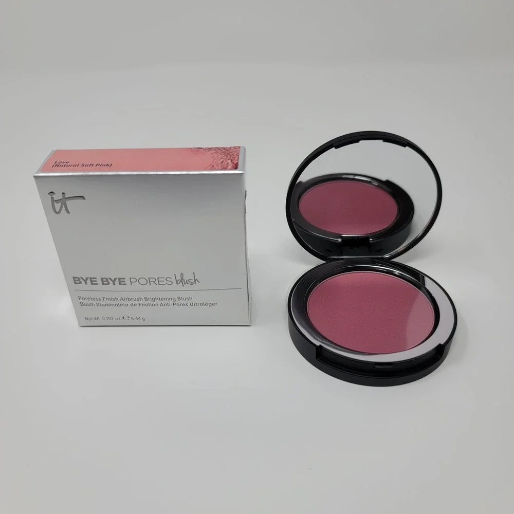 IT Cosmetics Bye Bye Pores Airbrush Blush 0.192 oz Love Natural‎ Soft Pink New